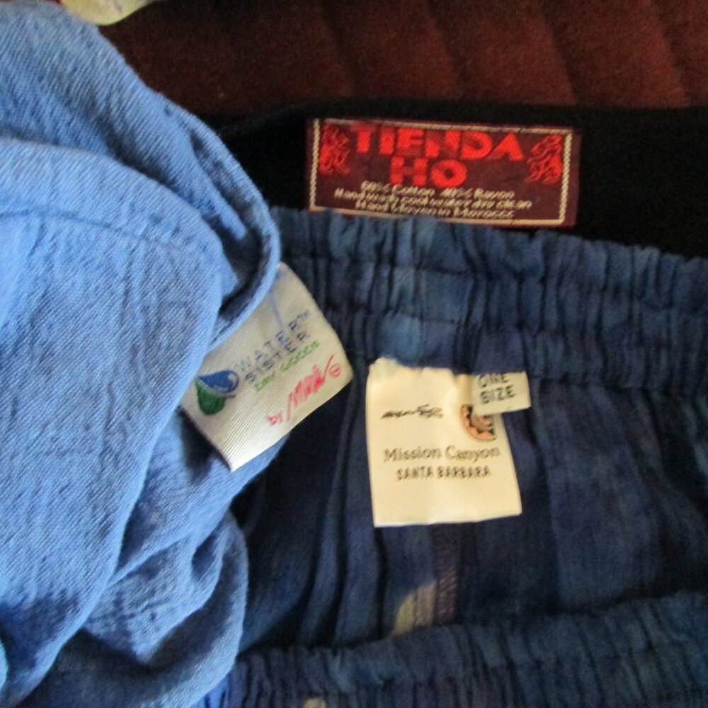 Blue Mission Canyon Pants, Water Sister Tunic Top and Black Tienda Ho Vest - Picture 12 of 12